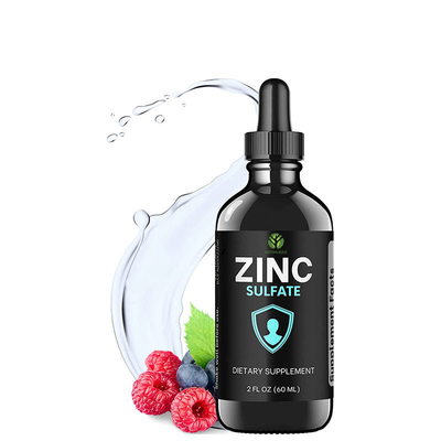 OEM Zinc Liquid Drops Zinc Sulfate Oral Liquid Vitamin C Zinc Drops Supplement for Adults &amp; Kids