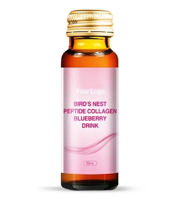 OEM  Bird's Nest Peptide Blueberry Supplements Oral Liquid Collagen drink 6 gm Collagen liquid