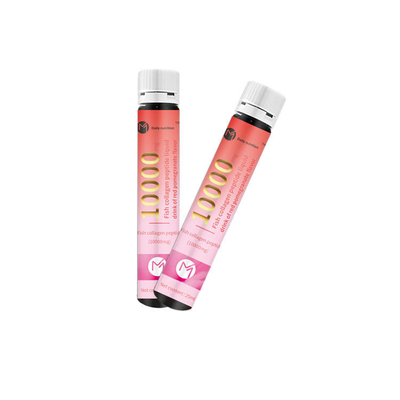 OEM Skin Brightening sea collagen drink fruit enzyme Blood Orange Bonito Elastic Collagen Peptide Drink Oral Liquid