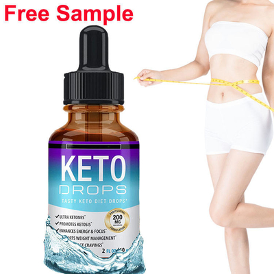 OEM Customized Logo Fat Burner Weight Loss Slimming Diet Liquid Oil Keto Diet Drops For Men and Women