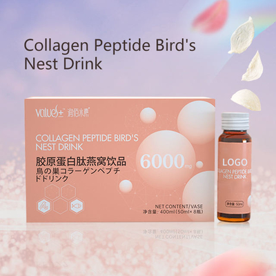 OEM Beauty Skin Whitening and Anti Aging Beauty Collagen Peptide Bird's Nest Oral Liquid