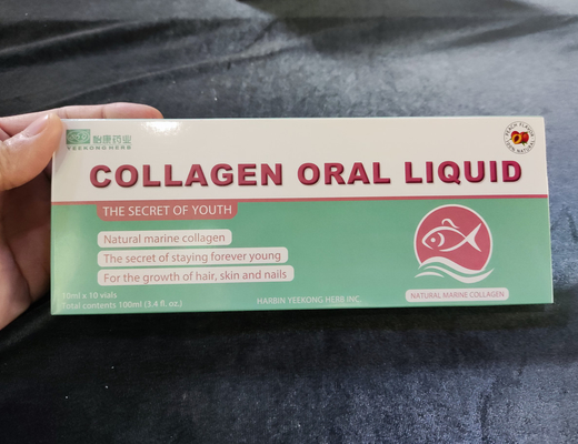 100% Natural Fish collagen peptide drink beauty Oral liquid beauty 10ml health supplement OEM Wholesale