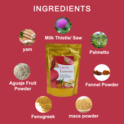 OEM/ODM Maca Root Powder Hips And Butt Enhancement Powder Big Butt CURVES Extreme Enlargement Pills Powder