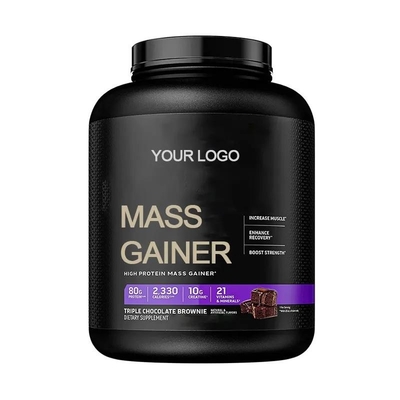 Oem exercise supplement powder for weight gain, muscle enhancement, and high protein content