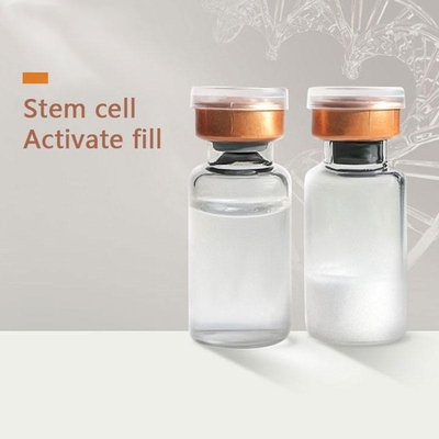 OEM stem cell filling of facial sunken lacrimal sulcus and facial wrinkles with glucan peptide freeze-dried powder