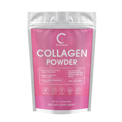 OEM Collagen Peptide Powder For Skin Whitening Digestive Enzymes Non GMO Gluten Free
