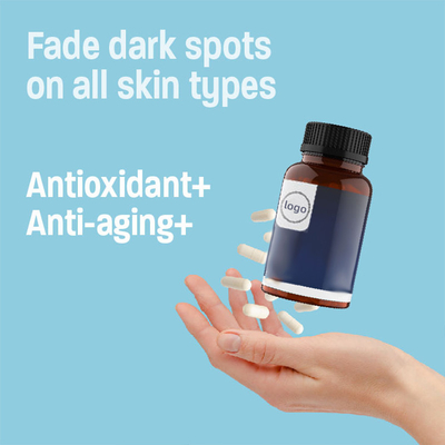 OEM Antioxidant gelules glutathionee skin whitening lightening capsules