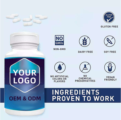 OEM Best Nootropic Capsules Advanced Formula NAD+ Booster Anti Aging NMN Capsules with CoQ10