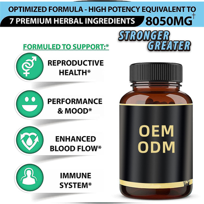 OEM high-quality black pepper macagan capsules Ashwagandha vegetarian organic macagan powder energy