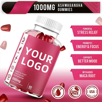 OEM Wholesale Organic ashwagandha capsules vegan ashwagandha gummies
