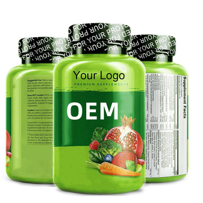 OEM Hot Sale Whole Food Multivitamin Tablets For Men Health Supplement 120 Vegan Capsules