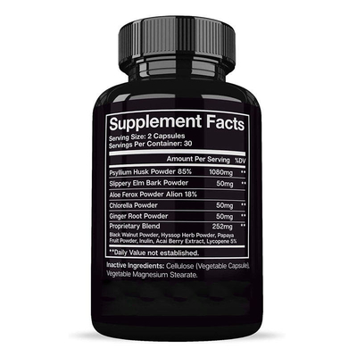 OEM Best Selling Private Labels Colon Cleanse Weight Loss Pills Slimming Capsules Probiotics Detox Capsules