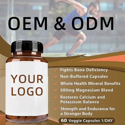 OEM Magnesium Glycinate Capsules Vegan Magnesium Citrate Oxide Support For Sleep Magnesium L-Threonate Capsules