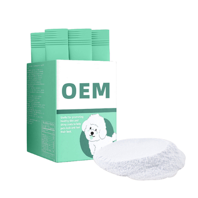 Pet Health OEM Nutrition Supplement Food Deep Care Glossy Hair Turtle Egg Powder Fish Collagen Biotin