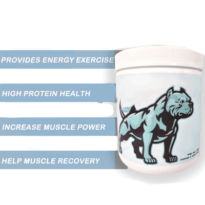 OEM Natur Pet Nutrit Training Gain Tablet Supplement Health Muscle Gain Builder Dog Weight Gain Protein Supplement