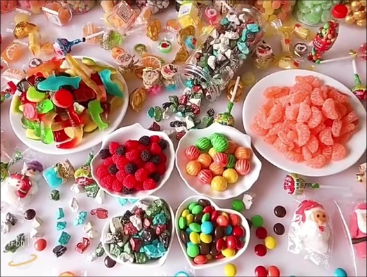 Fruit Flavor Gummy Tablet Candy Mixed Color OEM  2.5kgx6bags/Carton