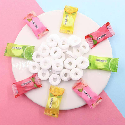 Sugar Free Squeezed Children'S Mint Sour Tablets Candy OEM