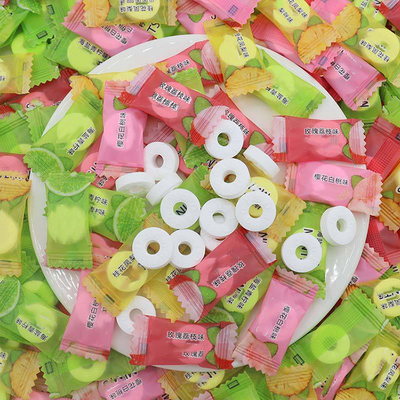 Sugar Free Squeezed Children'S Mint Sour Tablets Candy OEM