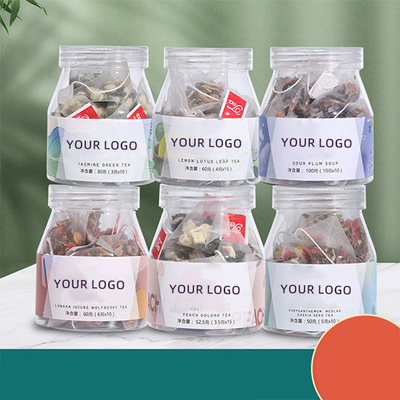 OEM Wholesale Canned Scented Tea Combination Herbal Slimming Tea Weight Loss Tea