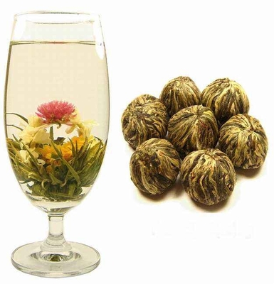 OEM 100% handcrafted Beautiful blooming tea different kinds of blooming tea ball