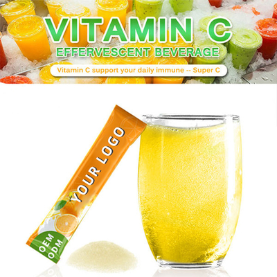 OEM Vitamin C effervescent solid beverage used to supplement vitamins and enhance resistance