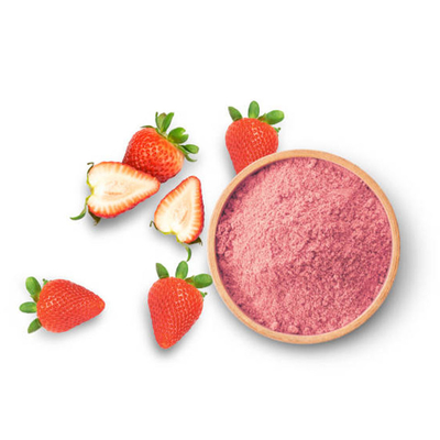 Plant Fresh Fruit Extract Solid Beverage OEM Pink Strawberry Powder
