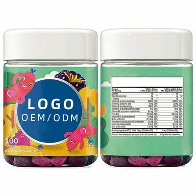 OEM Childrens Nutritional Supplements Multivitamins Gummies Daily Healthcare Immune Booster Gummy