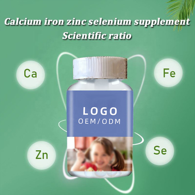 Calcium Iron Zinc Selenium Multiple Element Nutrition Supplement Adults Children Capsule Tea