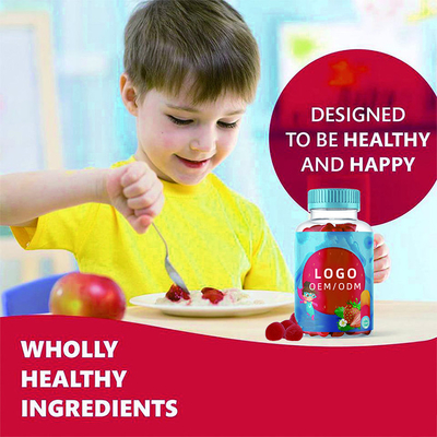 OEM Pediatric Supplements Sugar Free Kids Multivitamin Gummies Chewable Probiotics