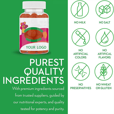 Logo Label Multivitamin ChildrenS Melatonin Gummies For Good Sleep