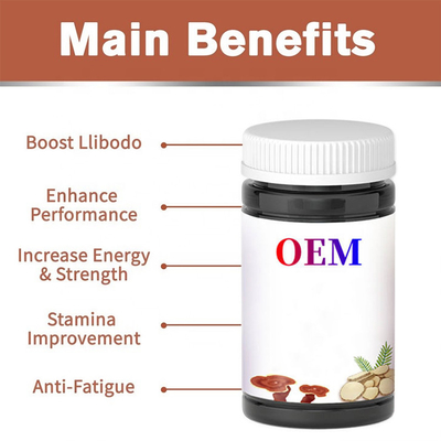 Black Tongkat Ali Extract Horney Goat Weed With Immune Function Maca Capsules For Men Health