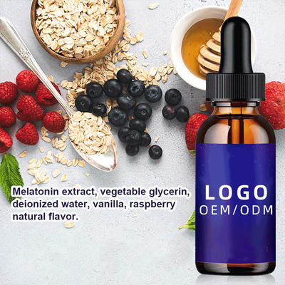 50ml 5Mg Biotin Collagen Drops OEM Natural Melatonin Drops Adult Night Sleep Aid