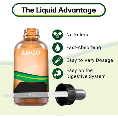 Vegan Vitamin D3 Vitamin K2 MK7 Drops For Adults OEM