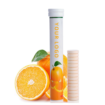 GMP Medical Tablet OEM Vitamin C Effervescent Tablet For White Skin