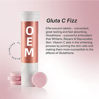 Skin Whitening OEM Pills Private Label Glutathione Vitamin C Effervescent Tablets For Antioxidant Dietary