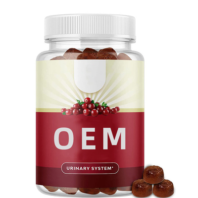 100% Natural Women Nutritional Supplements Cranberry Probiotic Gummies Urinary Tract Cranberry Food Supplement