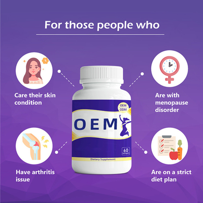 HACCP ISO Women Hormones Anti Anxiety Refined Borage Oil Softgel Capsule