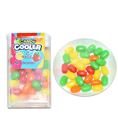 Halal Sweet Multi Color Fruity Flavor Compressed Tablet Candy In Bottle