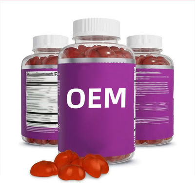 OEM etiqueta privada de las vitaminas personalizadas gomas de pérdida de peso vinagre de sidra de manzana gomas de caramelo